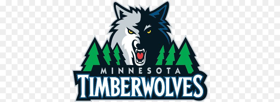 Min Minnesota Timberwolves, Animal, Mammal, Wolf, Logo Free Transparent Png