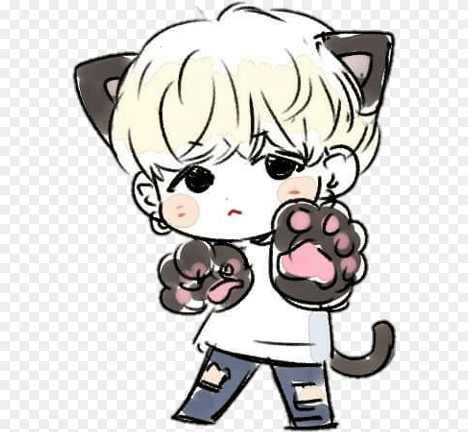 Min Yoongi Bts Chibi, Book, Comics, Publication, Baby Free Png