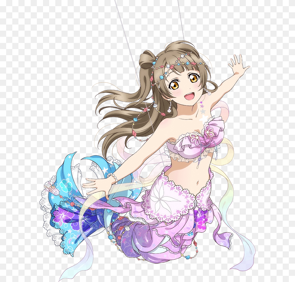 Minami Kotori Love Live Mermaid Kotori, Publication, Book, Comics, Woman Free Png