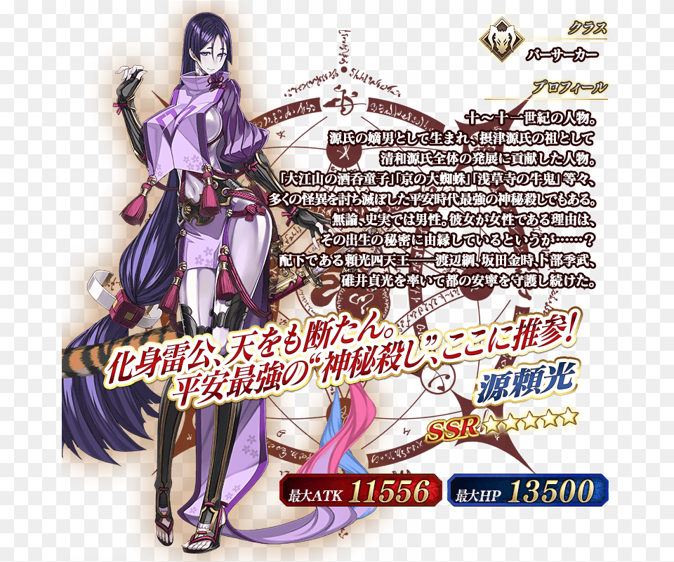 Minamoto No Raikou Fate Grand Order, Adult, Publication, Person, Female Free Png