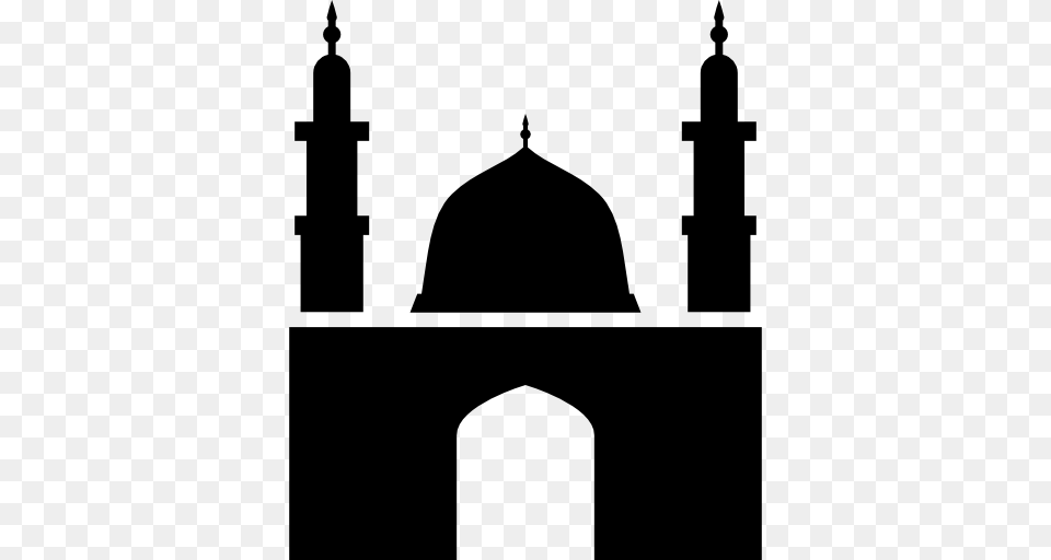 Minarets Clipart Islamic, Gray Png Image