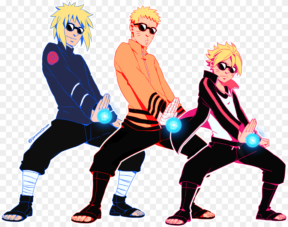 Minato Naruto Boruto Rasengan, Book, Publication, Comics, Person Free Transparent Png