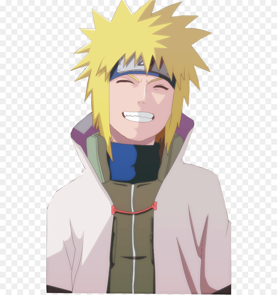 Minato Render 2 By Marayu9 Minato Namikaze Smile, Book, Comics, Publication, Person Free Png Download