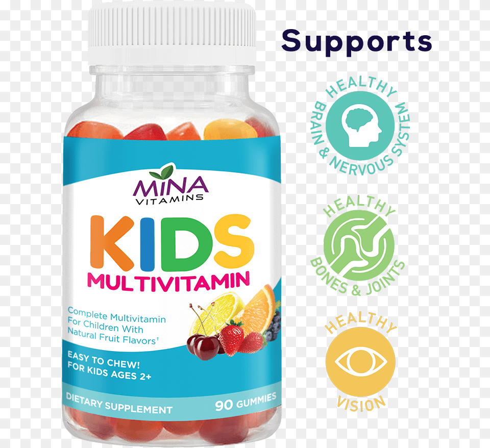 Minavitamins Kids 1 Strawberry, Herbal, Herbs, Plant, Berry Free Transparent Png