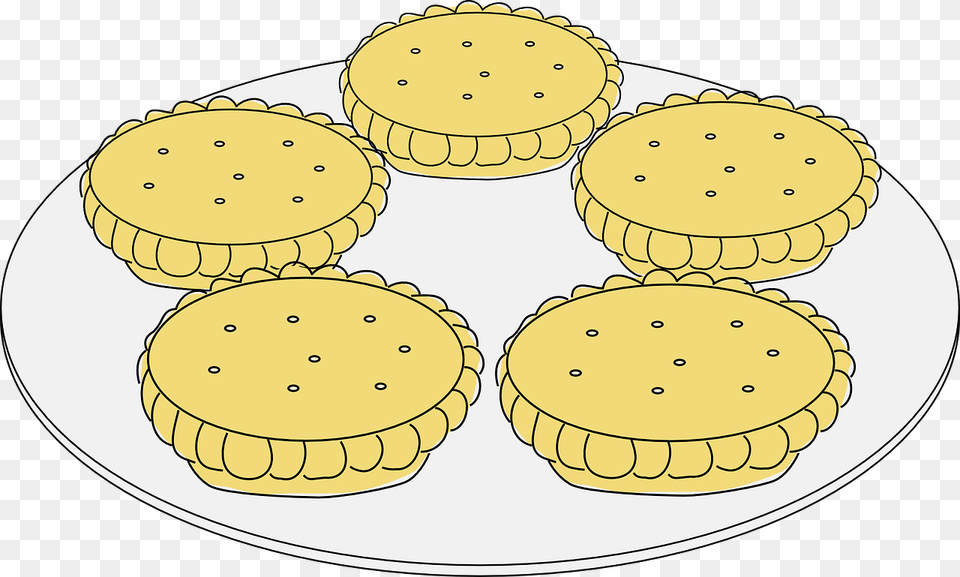 Mince Pies Cartoon Clip Art Mince Pies, Bread, Food, Cracker Free Png