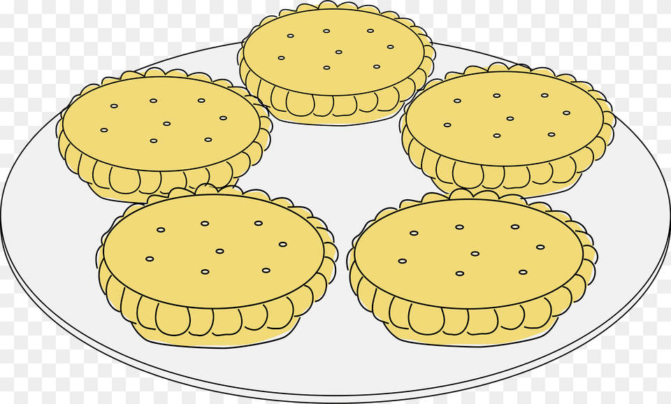 Mince Pies Clipart, Bread, Cracker, Food Png