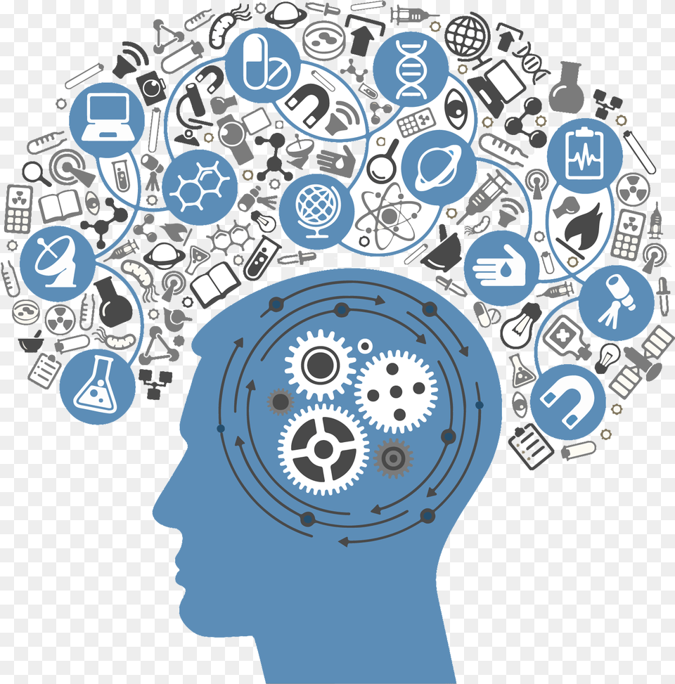 Mind Clipart Mind, Art, Machine, Blackboard Png Image