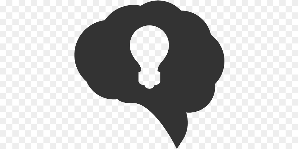 Mind Icon, Light, Lighting, Silhouette, Person Png Image