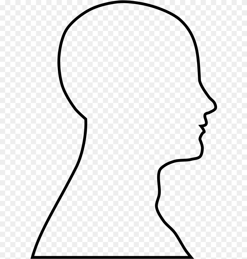 Mind Map Head, Gray Png Image