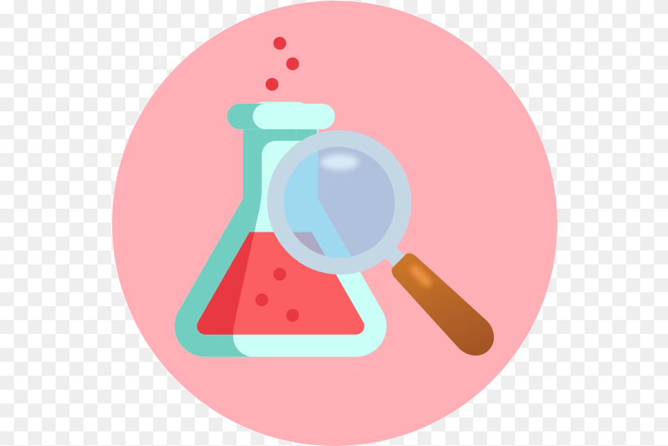 Mind My Peelings Laboratory Flask, Disk Png