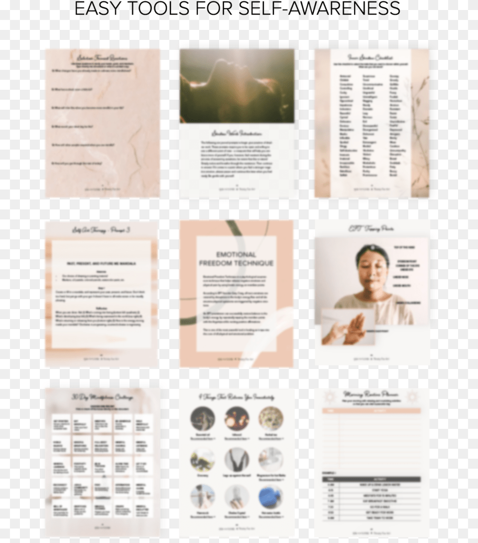 Mindful Life Workbook Pages Brochure, Advertisement, Text, Poster, Adult Free Transparent Png