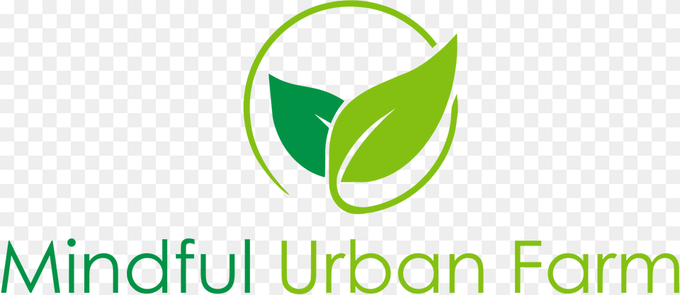 Mindful Urban Farm Graphic Design, Green, Leaf, Plant, Logo Free Png Download