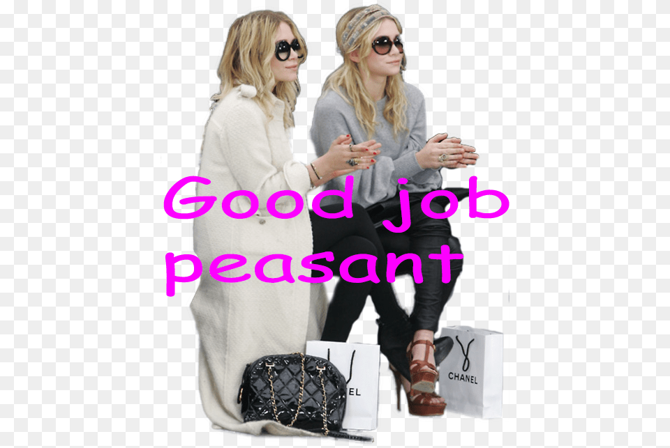 Mine Ashley Olsen Mary Kate Olsen Transparent Ashley And Mary Kate Olsen, Accessories, Shoe, Person, High Heel Png Image