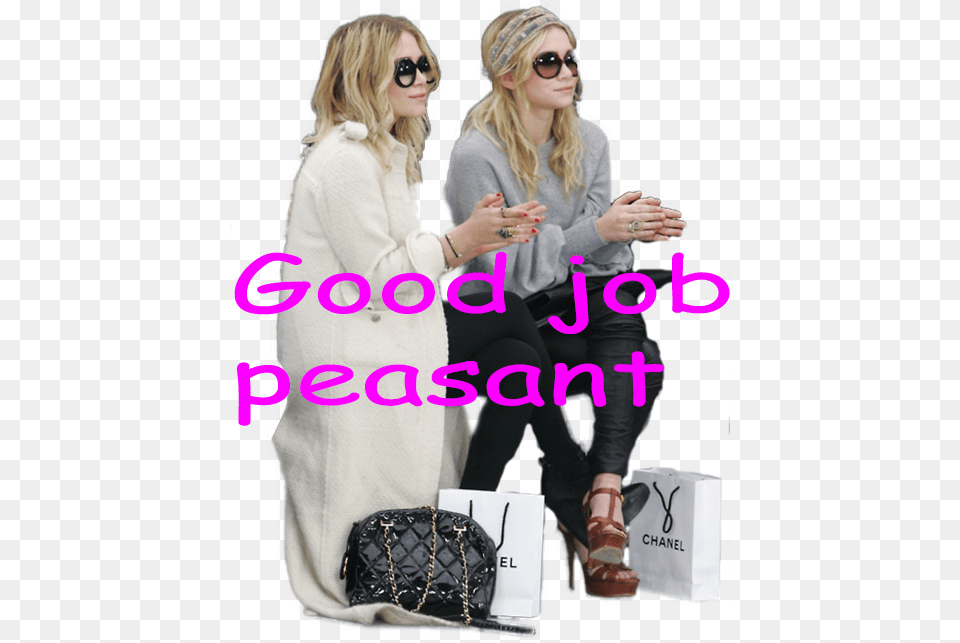 Mine Ashley Olsen Mary Kate Olsen Transparent Handbag, Accessories, Shoe, Person, High Heel Png