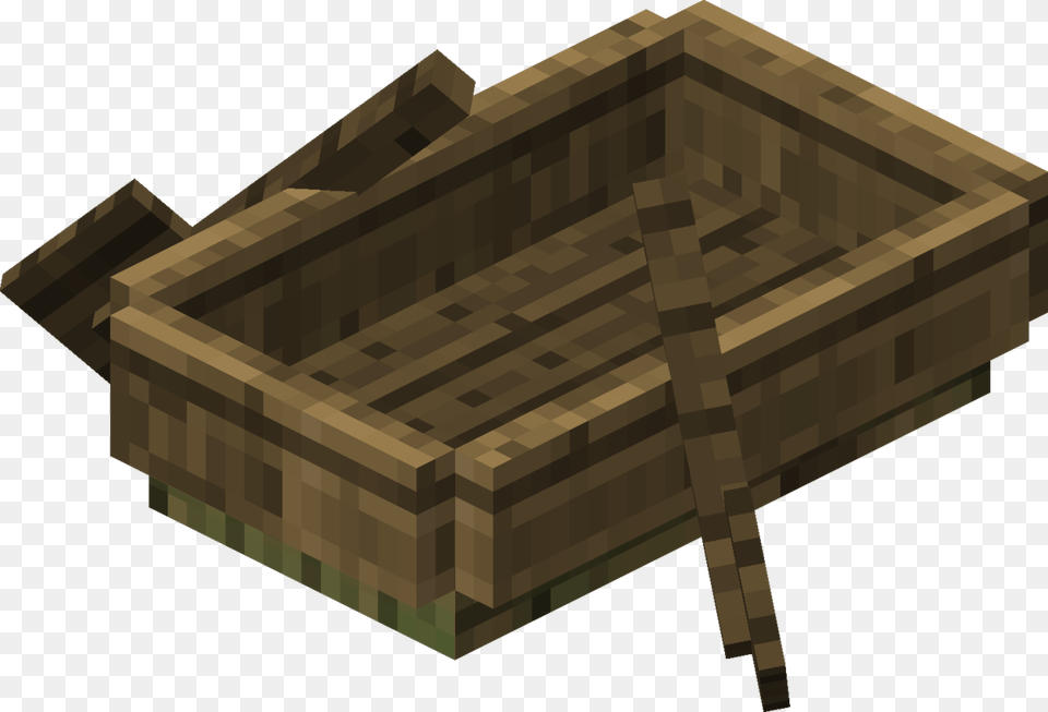 Mine Craft Boat, Box, Crate, Blackboard Png