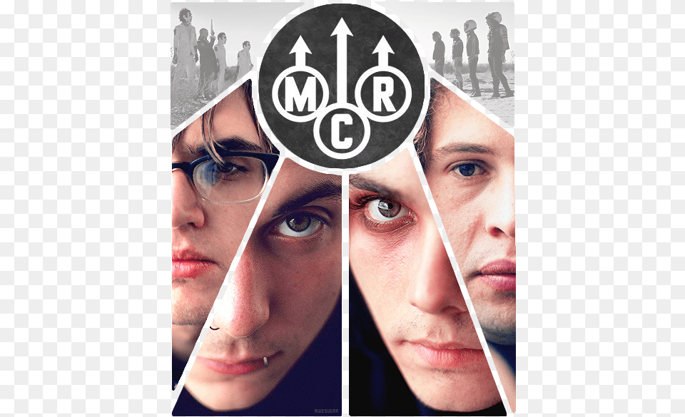 Mine Gerard Way Frank Iero Mikey Way My Chemical My Chemical Romance Decal Stickers, Art, Collage, Adult, Photography Png Image