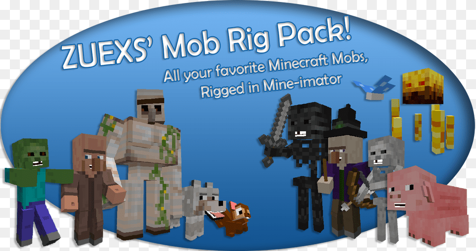 Mine Imator Mob Rigs, Adult, Male, Man, Person Free Png Download