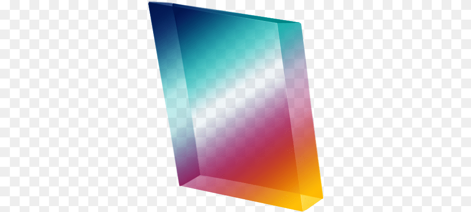 Mine Rainbow Crystal Gradient, Blackboard Png Image