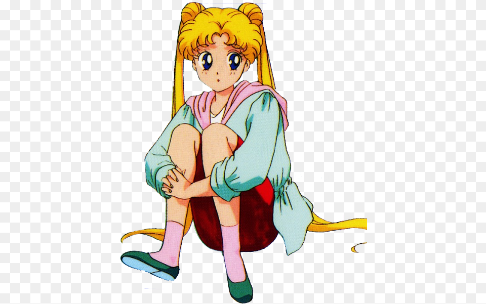 Mine Sailor Moon Transparent Usagi Tsukino Bishoujo Sailor Moon, Book, Comics, Publication, Baby Free Png Download