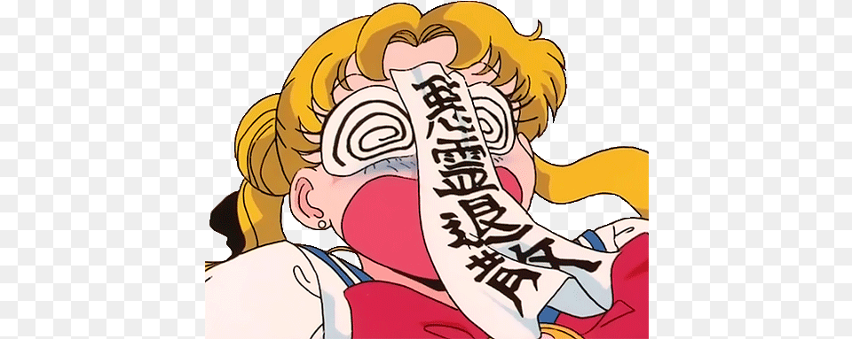 Mine Sailor Moon Usagi Tsukino Kiimochii U2022 Aesthetic Anime Pfp Gif, Book, Comics, Publication, Baby Free Transparent Png