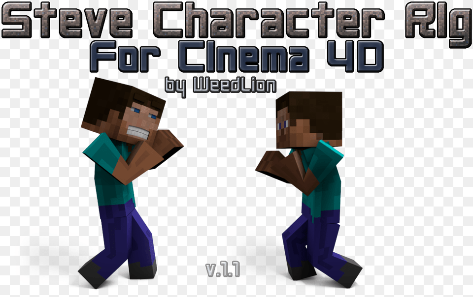 Minecraft 2 Steve Graphic Design, Clothing, Pants, Photography, People Png Image