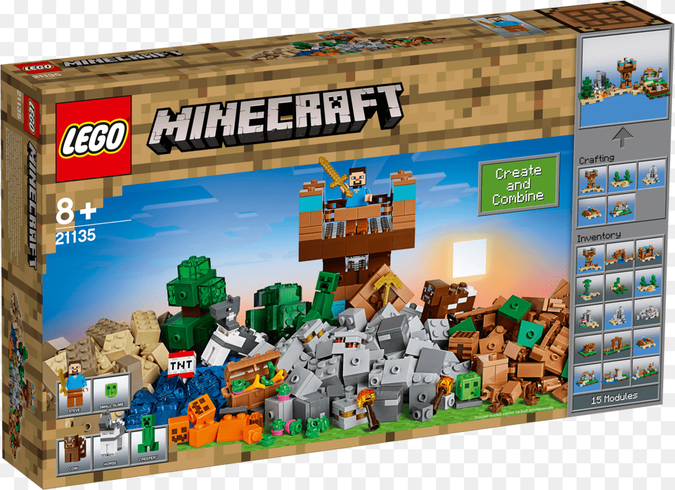 Minecraft The Crafting Box A Large Lego Minecraft The Crafting Box Game Free Transparent Png