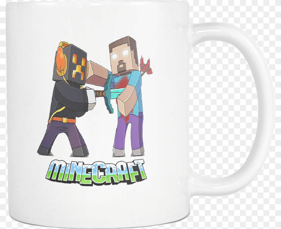 Minecraft, Cup, Person, Beverage, Coffee Free Png