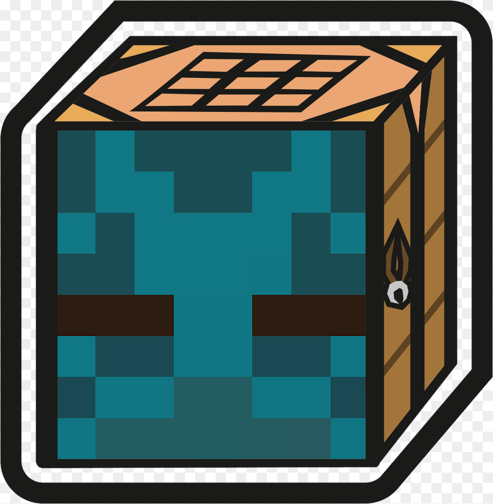 Minecraft, Box, Treasure, Crate Free Png