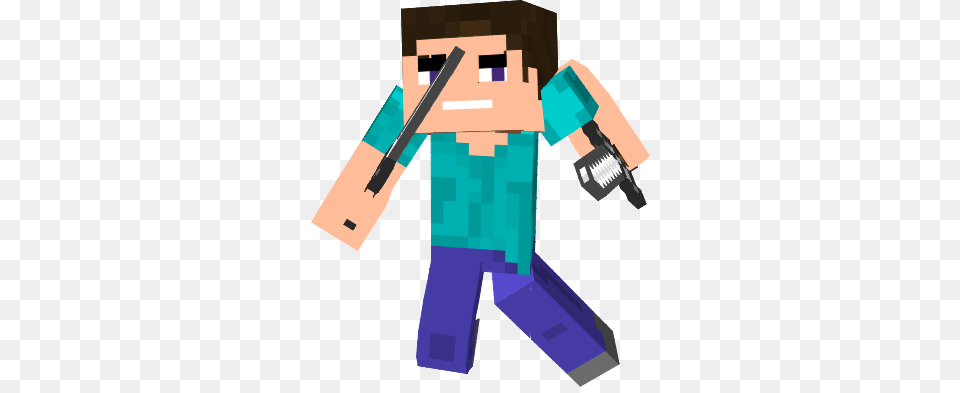 Minecraft, Brush, Device, Tool, Boy Png Image