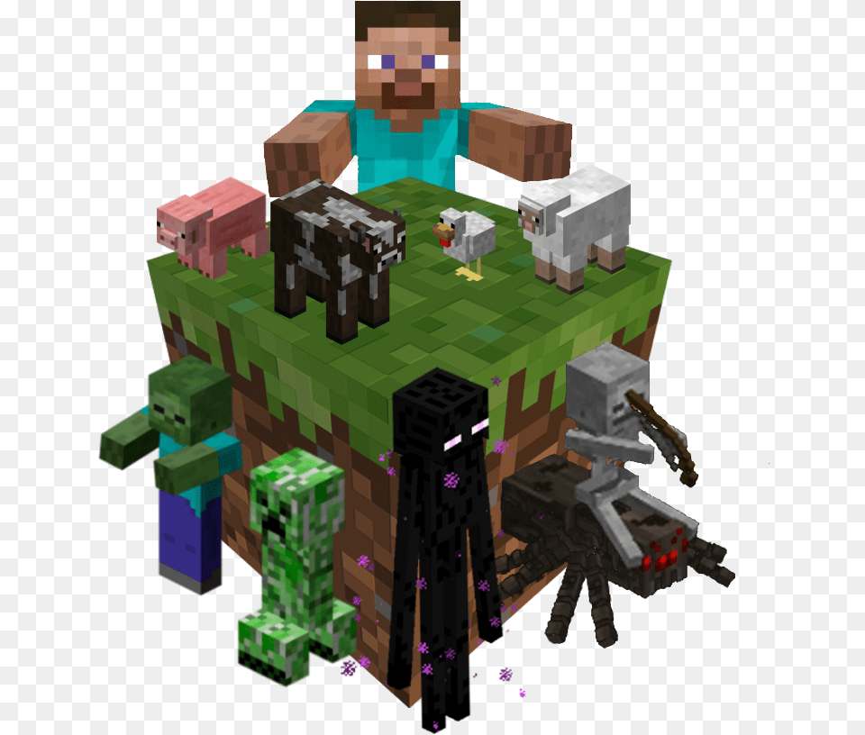 Minecraft, Toy, Head, Person Png Image