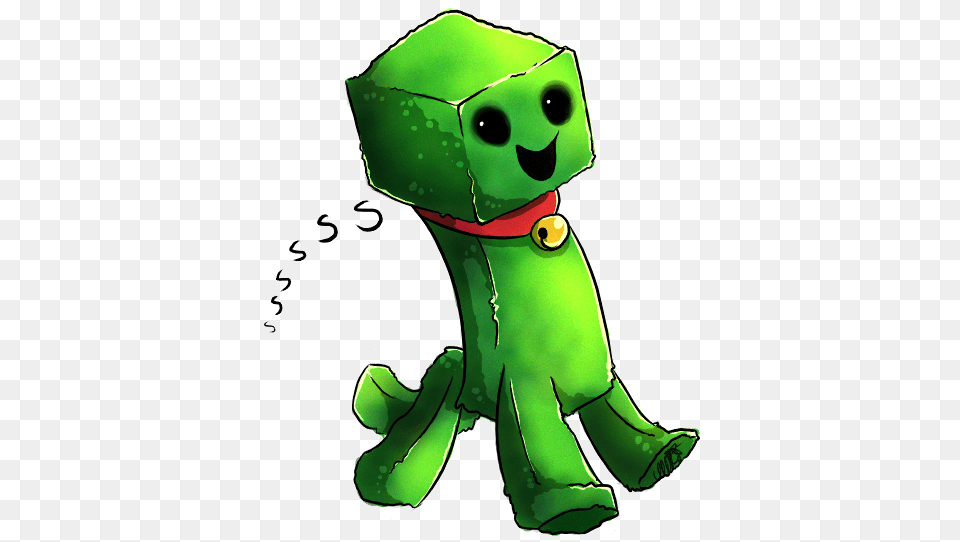 Minecraft, Green, Alien, Baby, Person Png Image