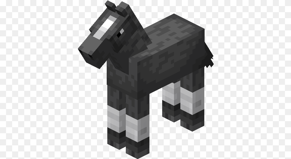 Minecraft All Grey Horse, Animal, Mammal, Dynamite, Weapon Png Image