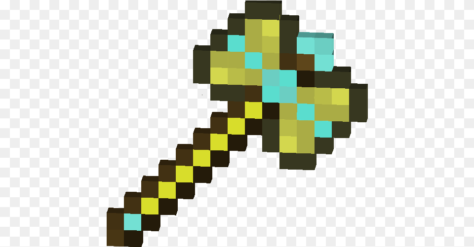 Minecraft Axe 2d Pixel Art Diamond Sword Pixel Art Minecraft Double Sided Axe, Chess, Game Free Png