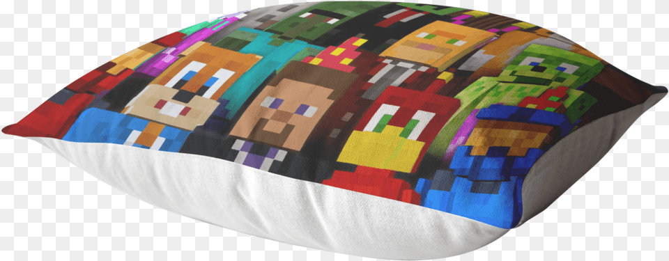 Minecraft Bed, Cushion, Home Decor, Pillow, Patchwork Png Image