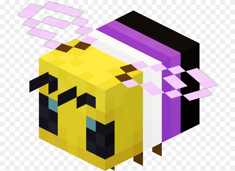Minecraft Bee, Purple, Chess, Game Png Image