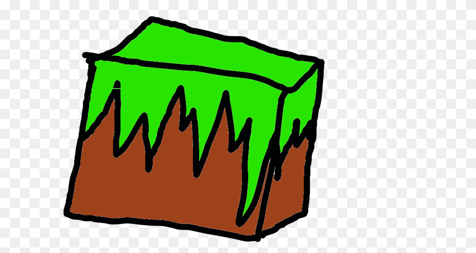 Minecraft Cartoon Grass Block, Outdoors, Nature, Person, Brick Free Transparent Png