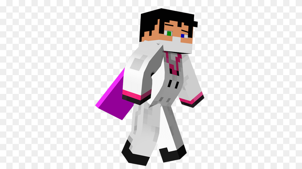 Minecraft Characters Like Skydoesminecrafts Thumbnails, Clothing, Coat, Fashion, Formal Wear Free Png Download