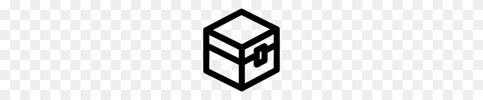 Minecraft Chest Icons Noun Project, Gray Free Transparent Png