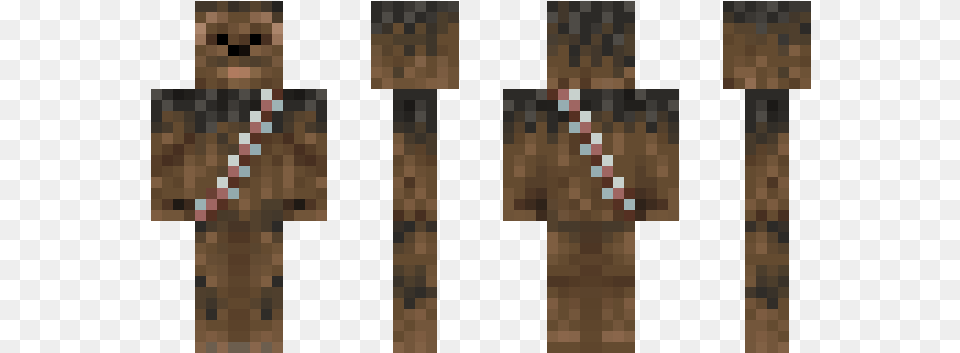 Minecraft Chewbacca Skin, Person, Wood Free Transparent Png