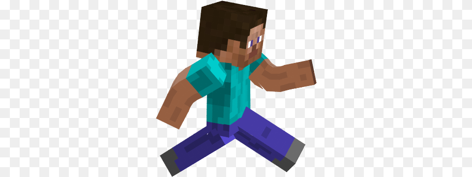 Minecraft Clipart Steve Running Minecraft Running, Boy, Child, Male, Person Png