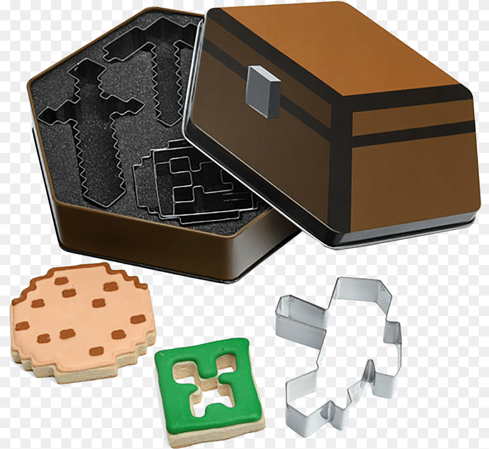 Minecraft Cookie Cutters, Box Free Png