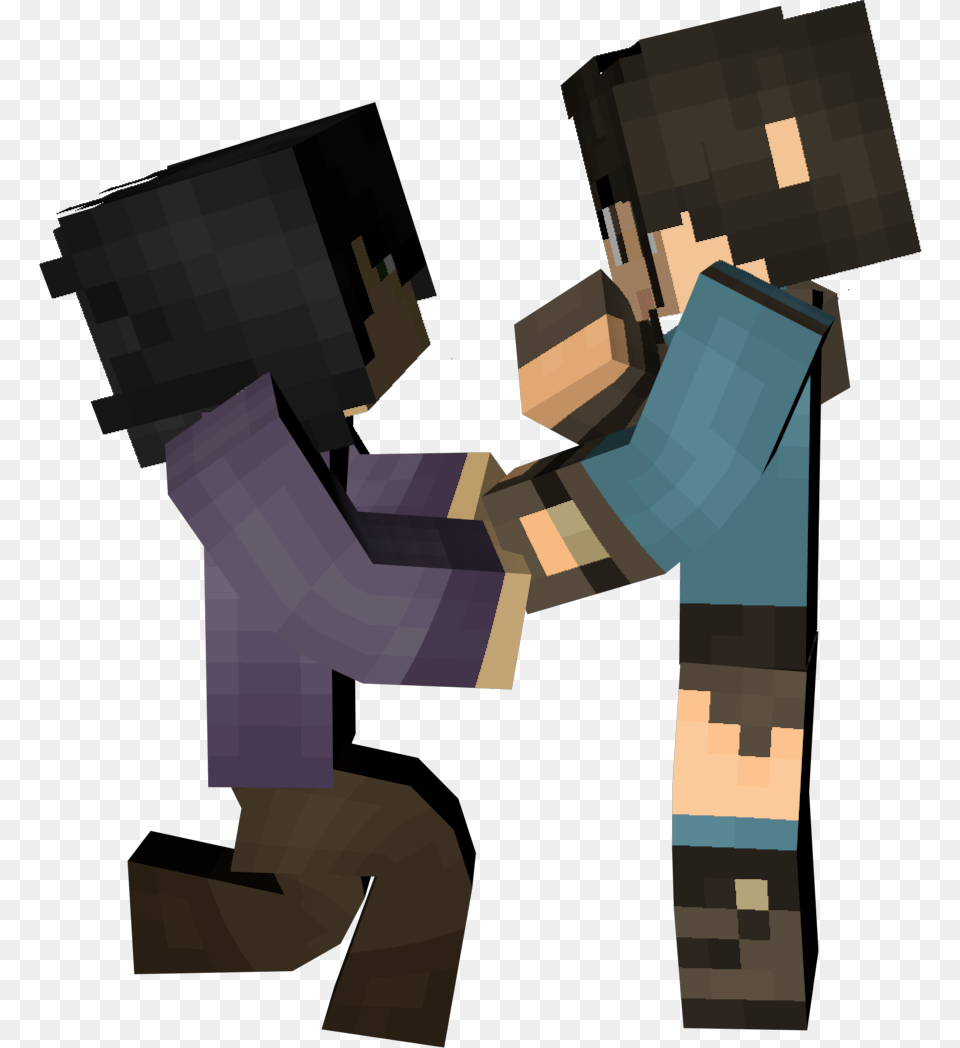 Minecraft Couple, People, Person, Body Part, Hand Png