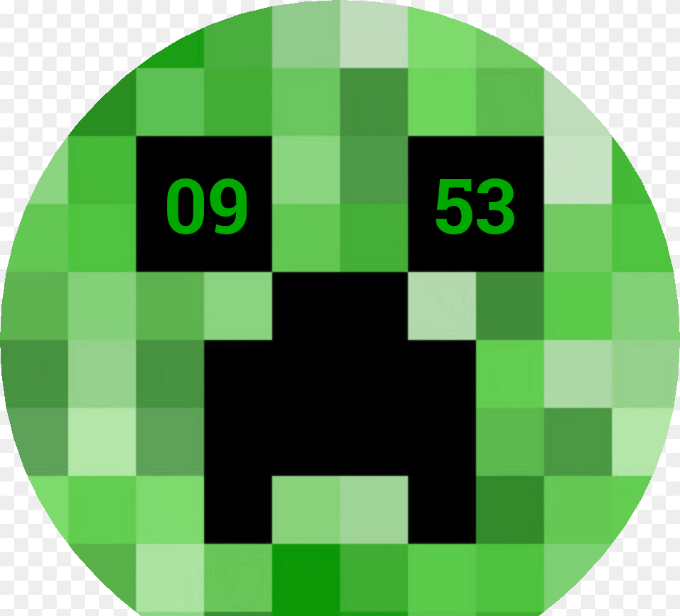 Minecraft Creeper Clipart Minecraft Creeper Face, Green, Sphere, Blackboard, Computer Hardware Free Png