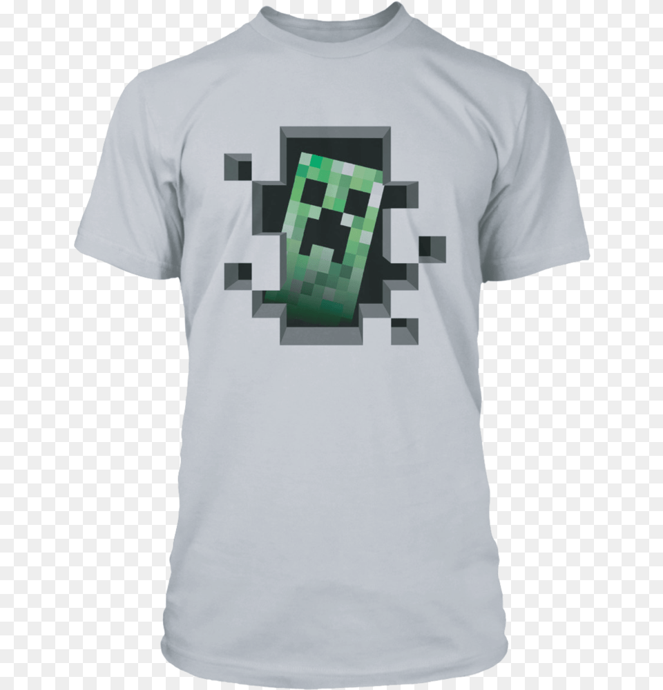 Minecraft Creeper Inside Tee Imagenes De Minecraft Creeper, Clothing, T-shirt, Shirt Png