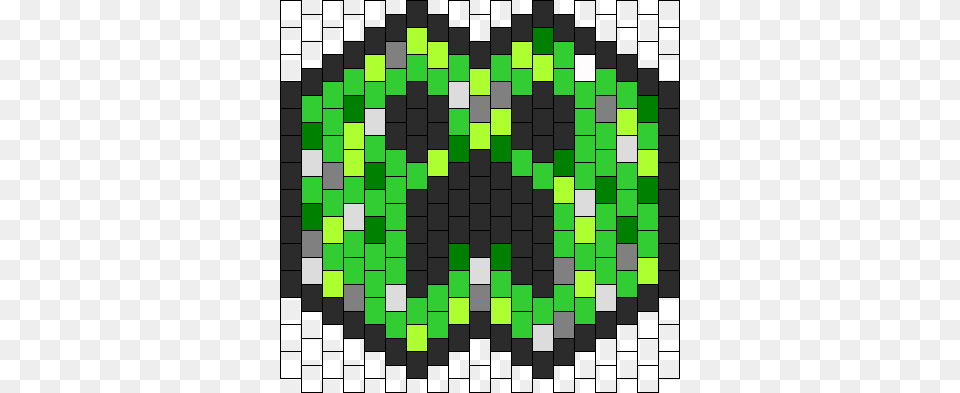 Minecraft Creeper Surgical Mask Bead Pattern Circle, Green, Chess, Game, Sphere Free Transparent Png