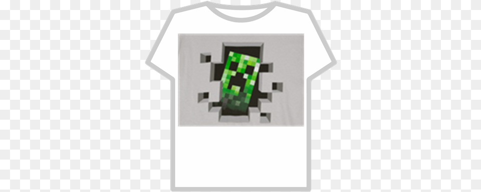 Minecraft Creeperface01 Shirt Template Roblox Minecraft, Clothing, T-shirt, Gas Pump, Machine Free Png Download