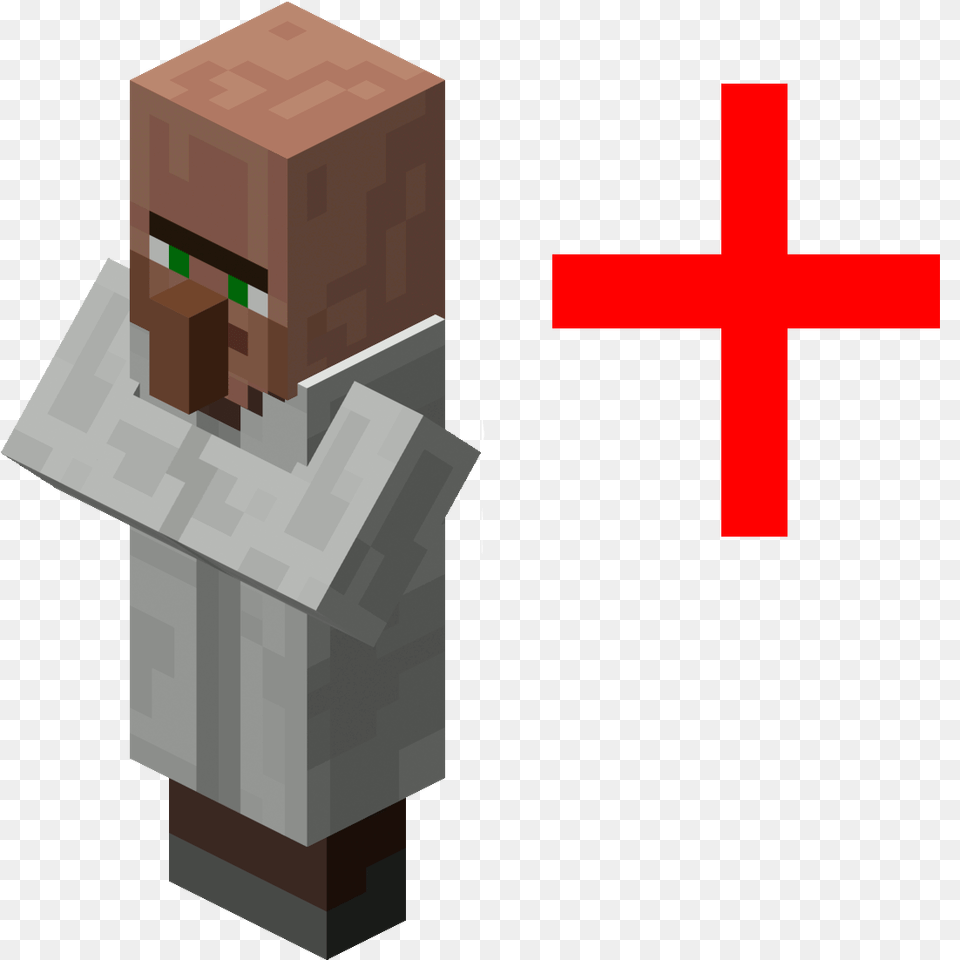 Minecraft Curseforge Minecraft Villager, Cross, Symbol Png