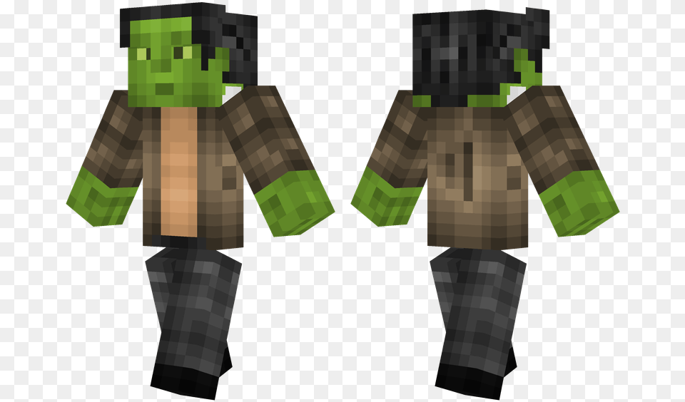 Minecraft Dark Steve Skin, Person, Head, Clothing, Coat Free Png