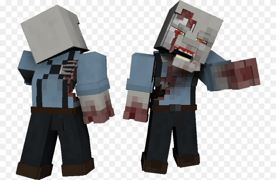 Minecraft Dead Zombie Minecraft Dead Zombie Realistic Skin For Minecraft, Box, Package Free Transparent Png