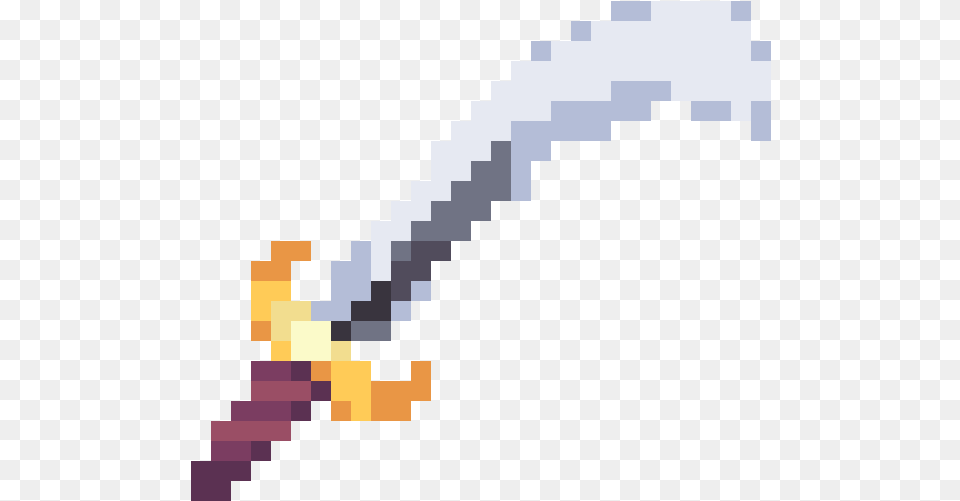 Minecraft Death Sickle, Sword, Weapon, Light Png Image